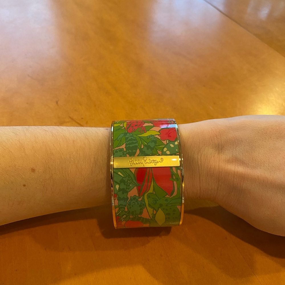 Lilly Pulitzer NWOT Bangle and Matching Compact Mirror